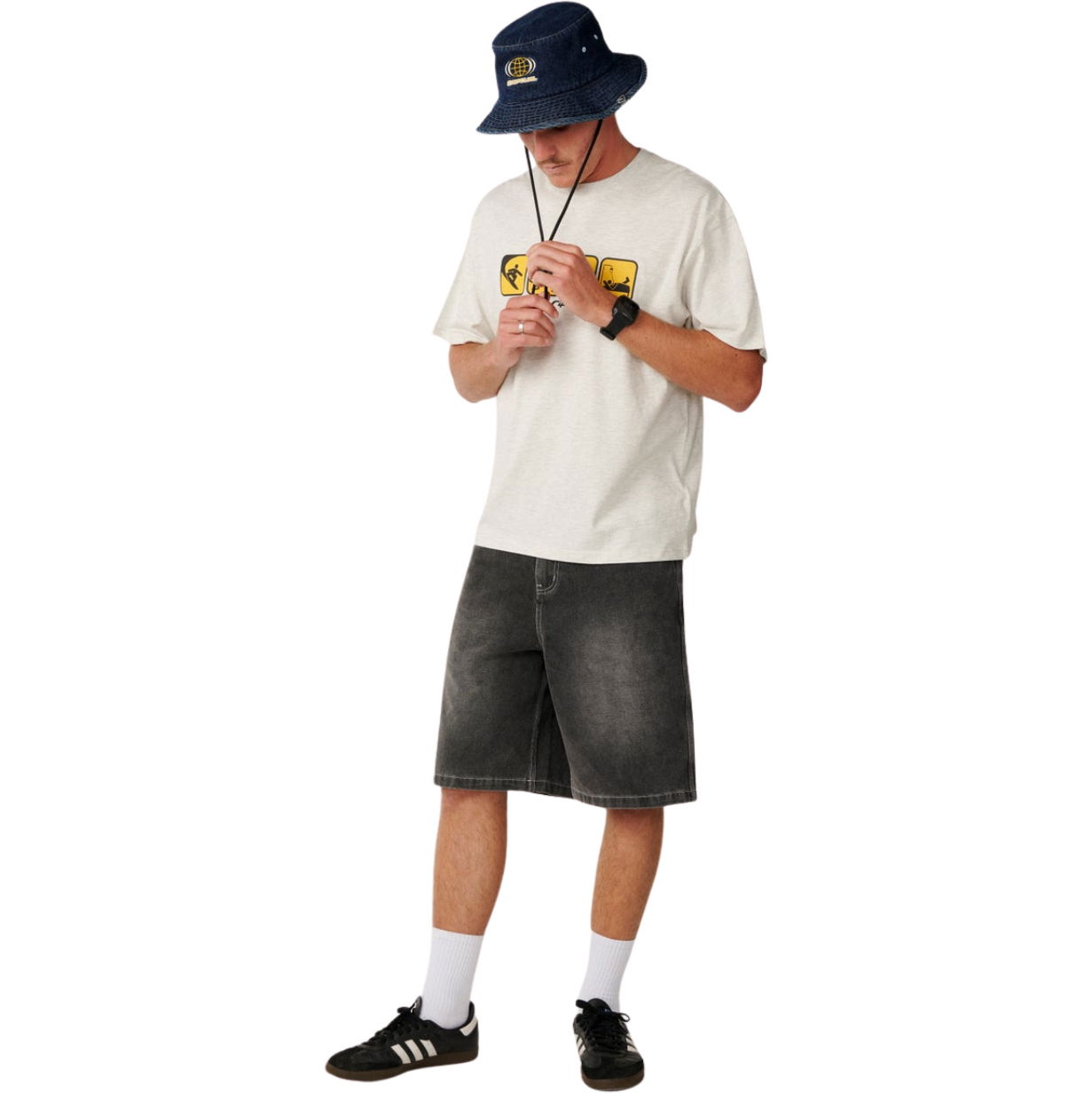 2026 Rip Curl Mens Archive Ride On T-shirt 170MTE - Sports Marl